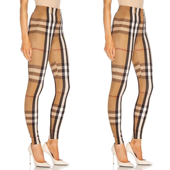 Burberry 6 High Waisted Jodhpur Legging in Birch Brown - Picture 7 of 17